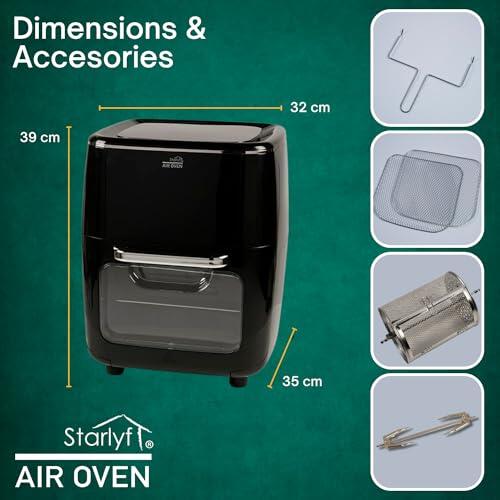 HORNO FREIDORA DE AIRE 12L - Starlyf Air Oven